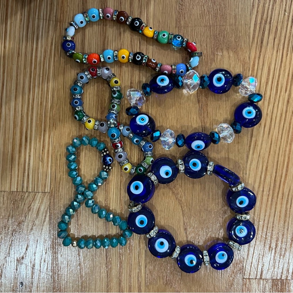 Bundle of Evil Eye Bracelet